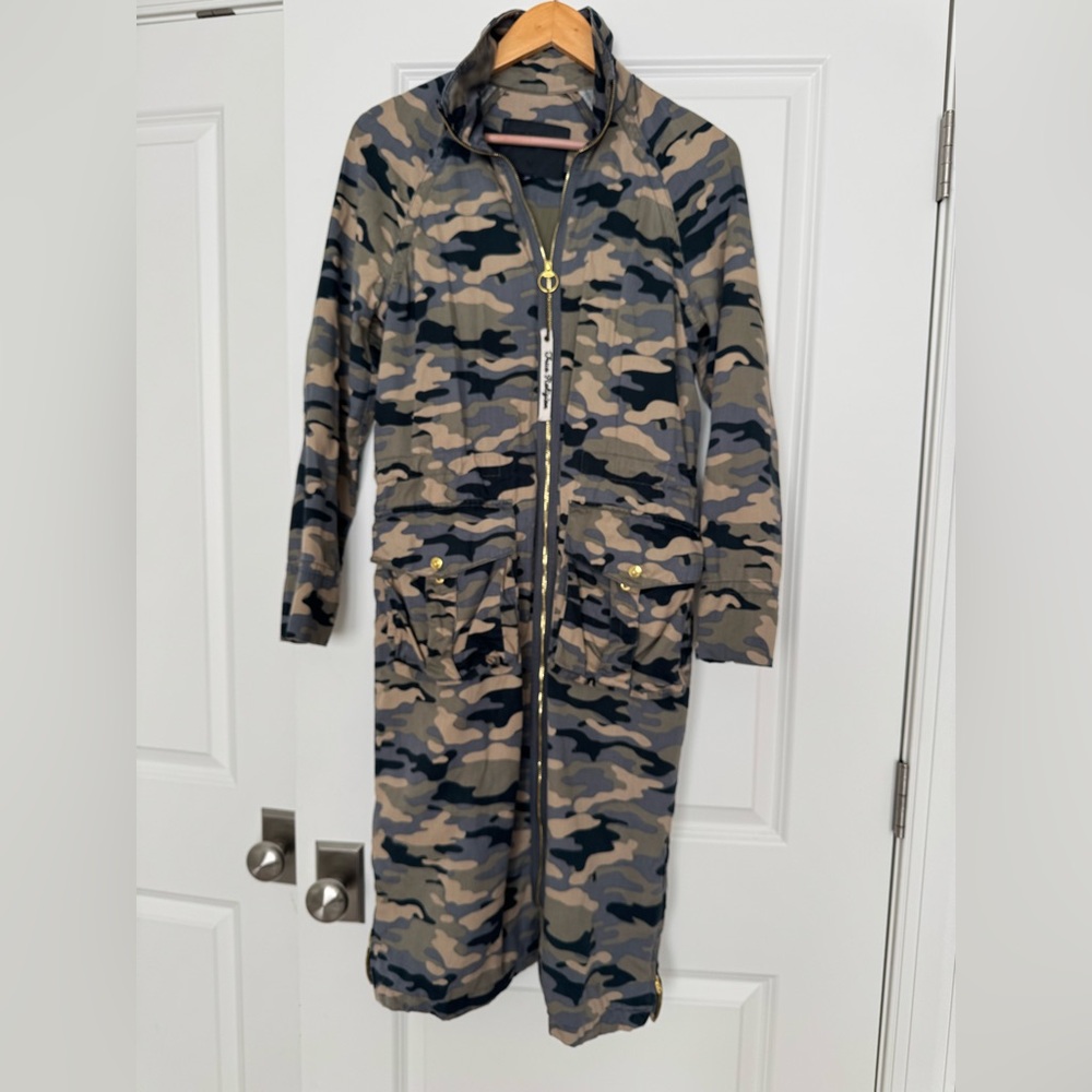 True Religion Camouflage Hooded Jacket